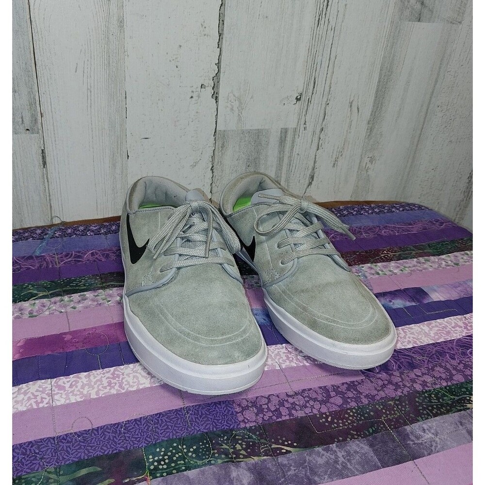Nike STEFAN JANOSKI HYPERFEEL Grey Black Men's 7.5 Skateboarding Shoes